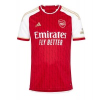 Camisa de Futebol Arsenal Eddie Nketiah #14 Equipamento Principal 2023-24 Manga Curta
